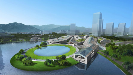 西安未来之瞳大剧院泛光照明项目